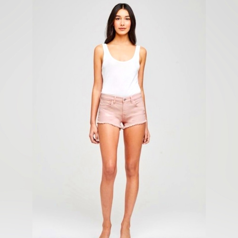 L'Agence Zoe Shorts in Quartz Size 28